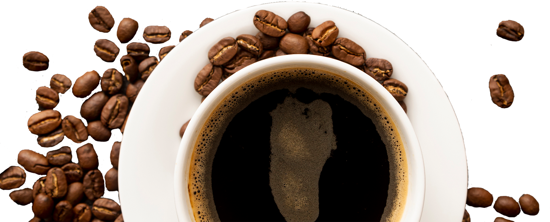 Coffee cup and coffee beans - Caffè di Artisan